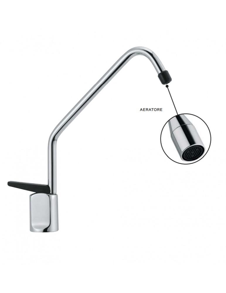 Rubinetto 1 via con aeratore COD:CD-278H