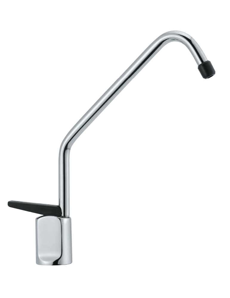 Rubinetto monovia a colonna con leva nera COD:CD-264H