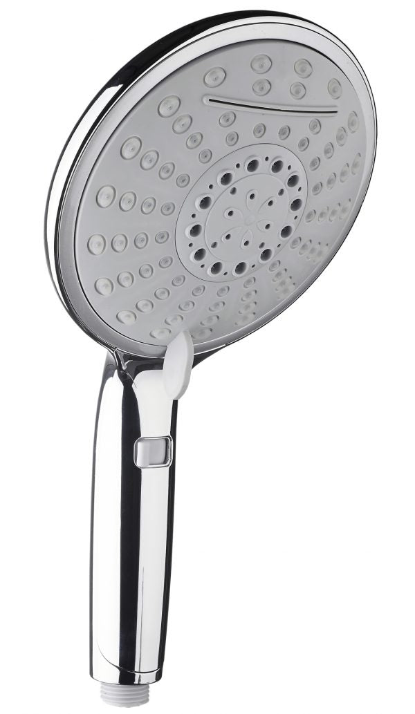 Doccia anticalcare in ABS cromato 5 getti con cascata e regolatore di flusso COD:CD-CASC2.0.DM