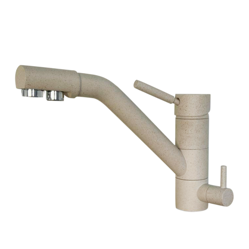 Rubinetto da cucina Miscelatore 3 vie 3/8″ Granito Avena. COD: CD-10003095GASG