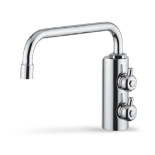 Rubinetto di prelievo 2 vie Sottofinestra per depuratori 6mm. Cromo COD: CD-10002014CSG