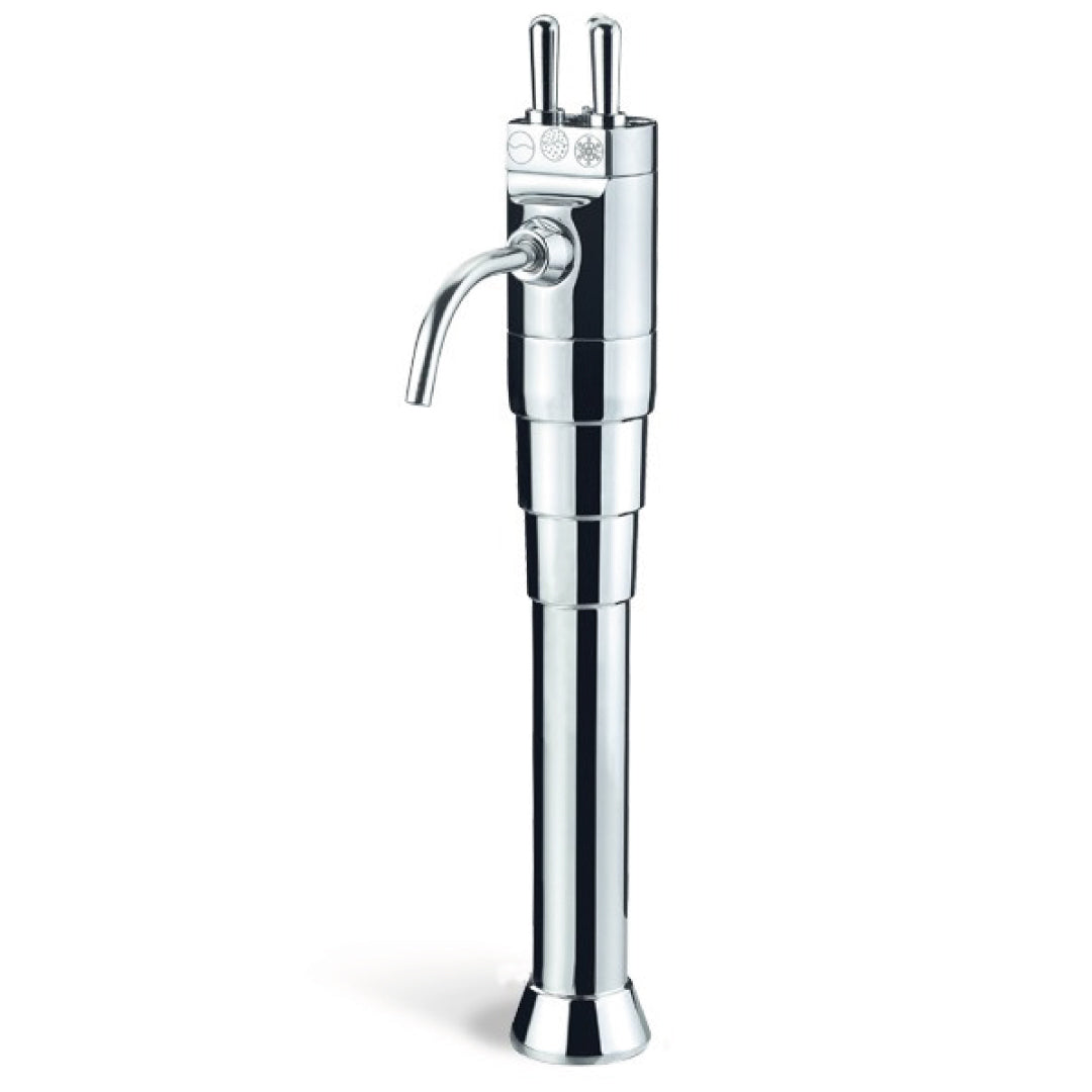 Colonnina meccanica  3 vie cromata con levette COD:CD-330222SH