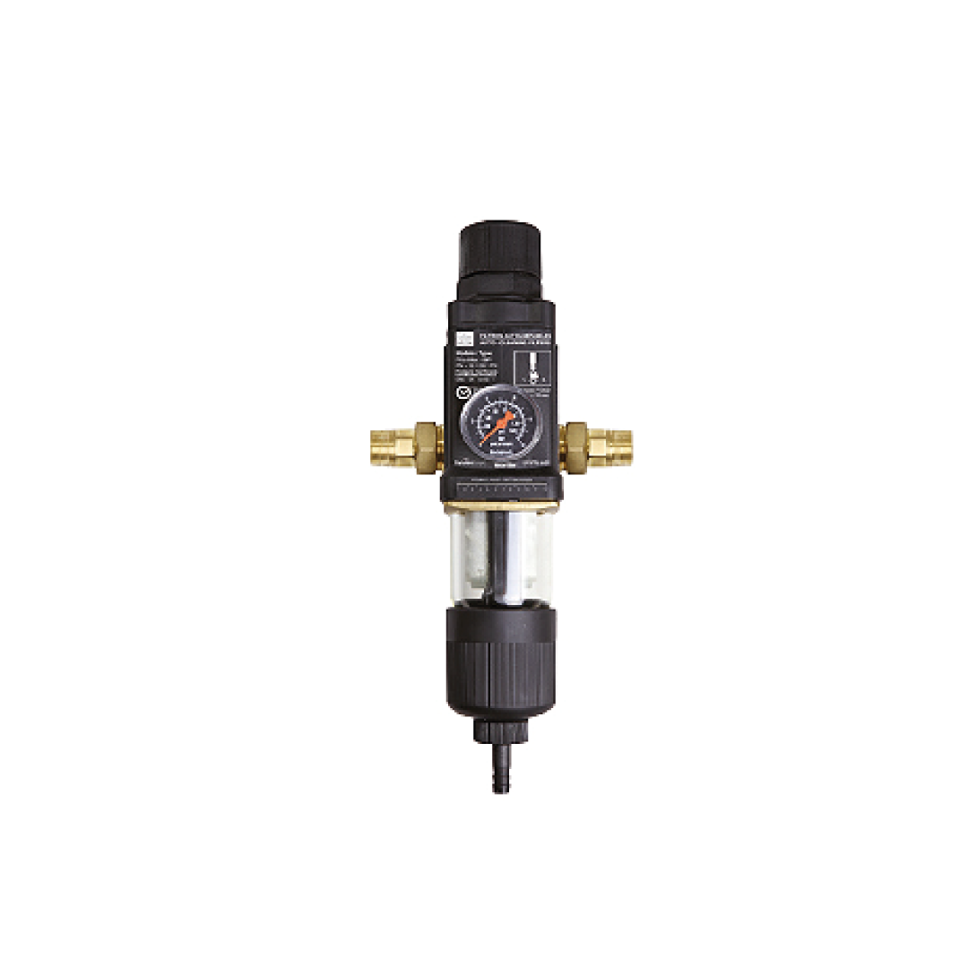Filtermax BP Filtro autopulente manuale con regolatore pressione 3/4&quot; - 100 micron