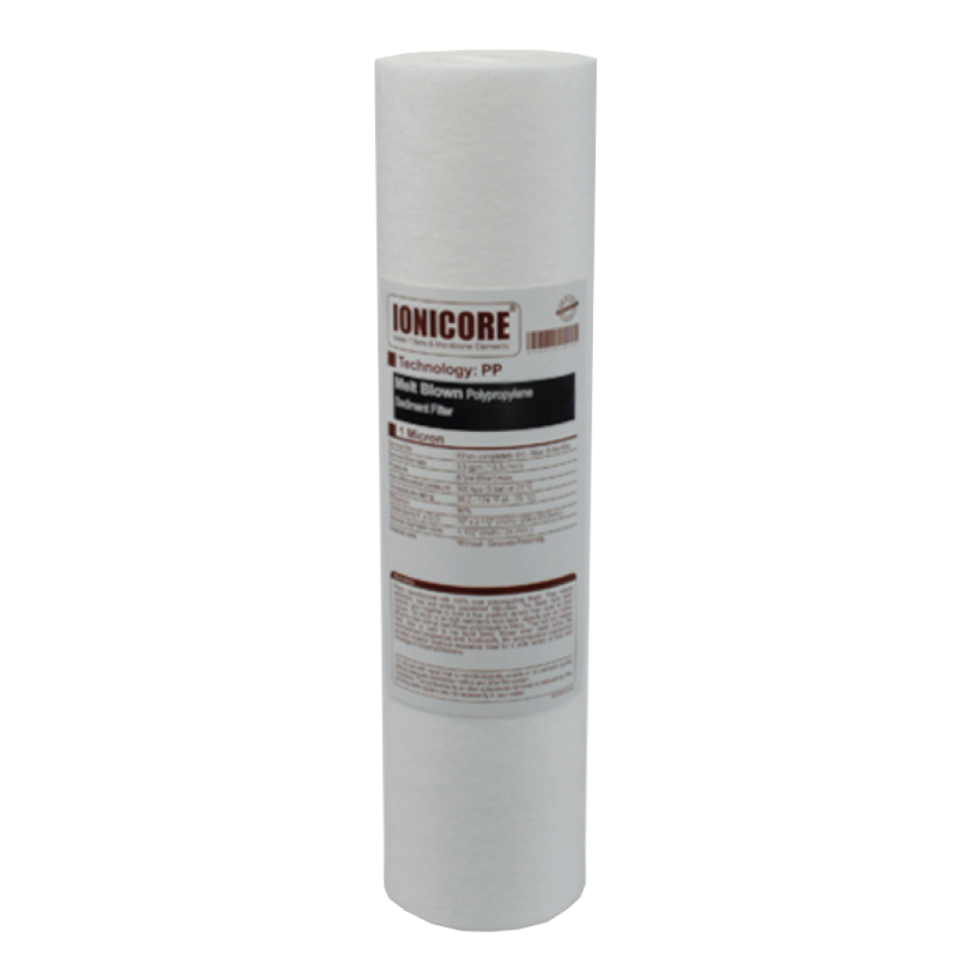 Ionicore Cartridge Blown Polypropylene 10″ – 1 micron COD: CL-586830196