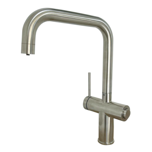 3-Way Stainless Steel Kitchen Faucet 3/8” Chrome. COD: CD - 10003082CSX