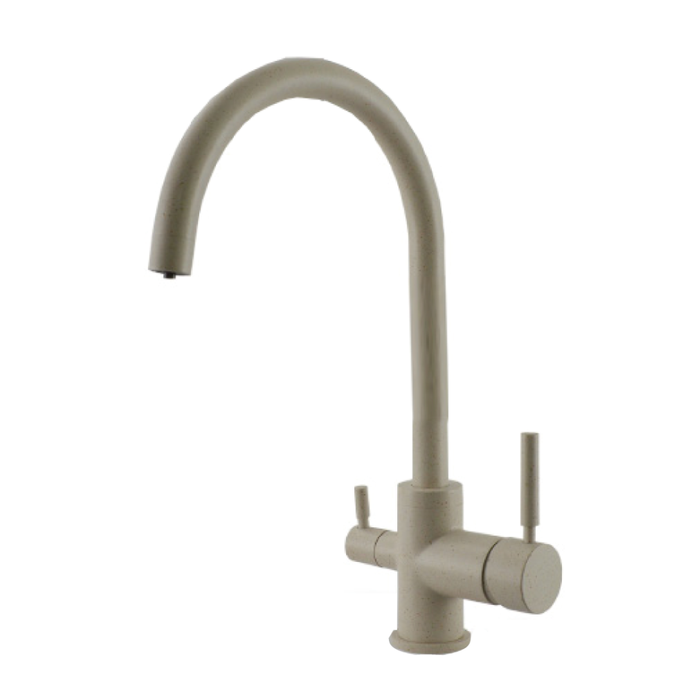 Rubinetto da cucina 3 vie 3/8” Granito Avena COD: CD-10003025GASG