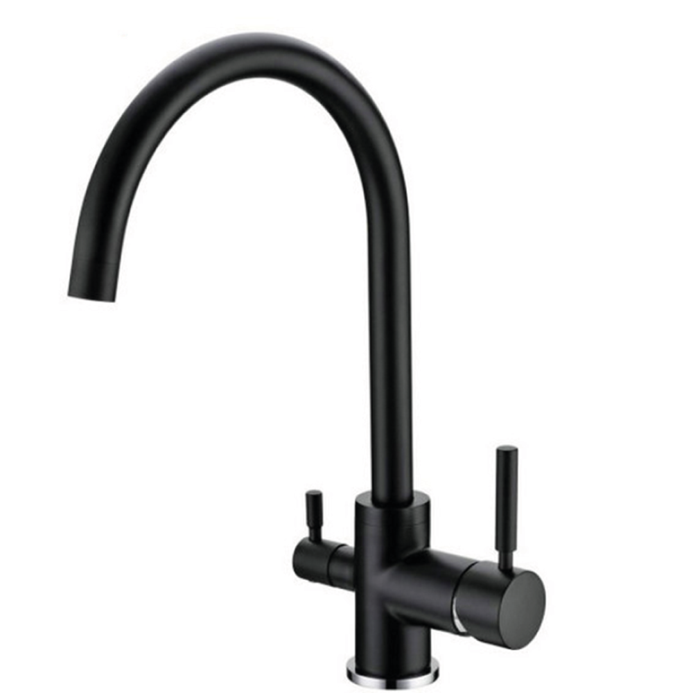 3 Way Kitchen Faucet 3/8” Matt Black COD: CD-10003025NOX