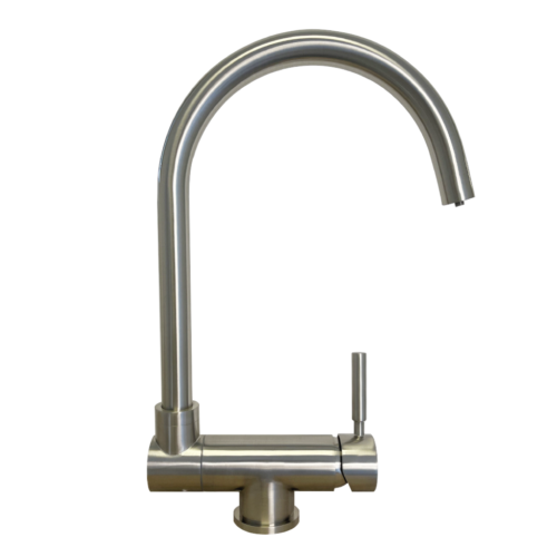 3-Way Under-Window Kitchen Faucet 3/8” Brushed Nickel. COD: CD-10003072NSX