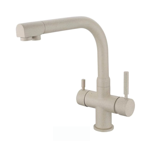 Rubinetto da cucina 3 vie 3/8” Granito Avena. COD:CD-10003023GASG