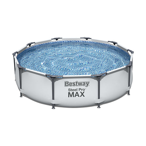 PISCINA FUORI TERRA ROTONDA STEEL PRO MAX CON POMPA FILTRO 4.678 Lt.
