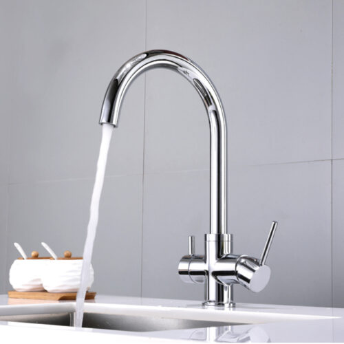 Rubinetto da cucina 4 vie 3/8″ Nickel Spazzolato COD: CD-10004006NSX