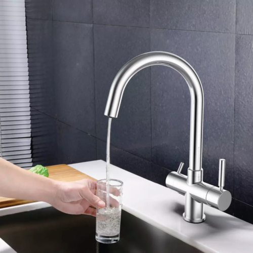 4 Way Kitchen Faucet 3/8″ Chrome COD: CD-10004006CRX