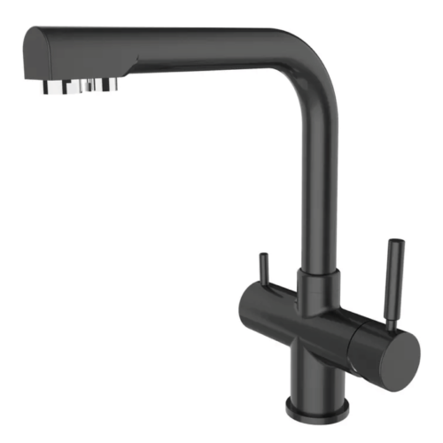 4 Way Kitchen Faucet 3/8″ Matte Black COD: CD-10004007NOX