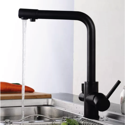 4 Way Kitchen Faucet 3/8″ Matte Black COD: CD-10004007NOX