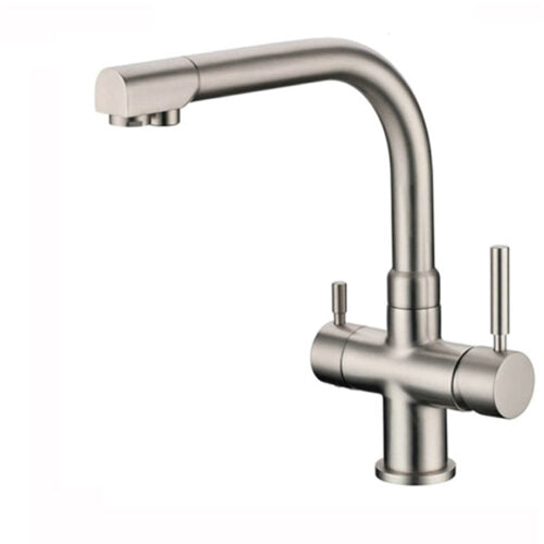 4-Way Kitchen Faucet 3/8″ Brushed Nickel. COD: CD-10004007NSX