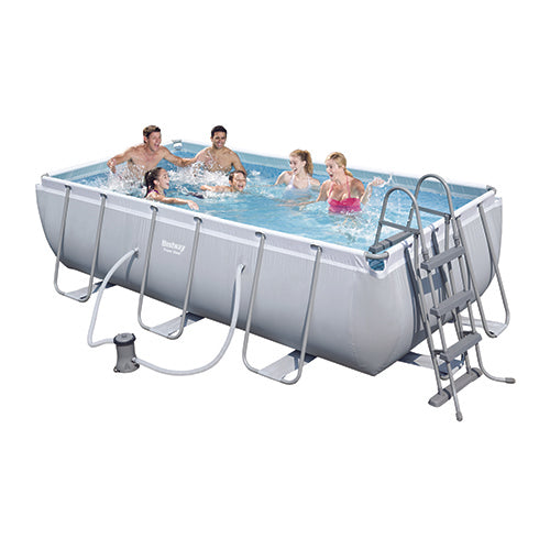 PISCINA POWER STEEL FRAME FUORI TERRA RETTANGOLARE 6.478 L.