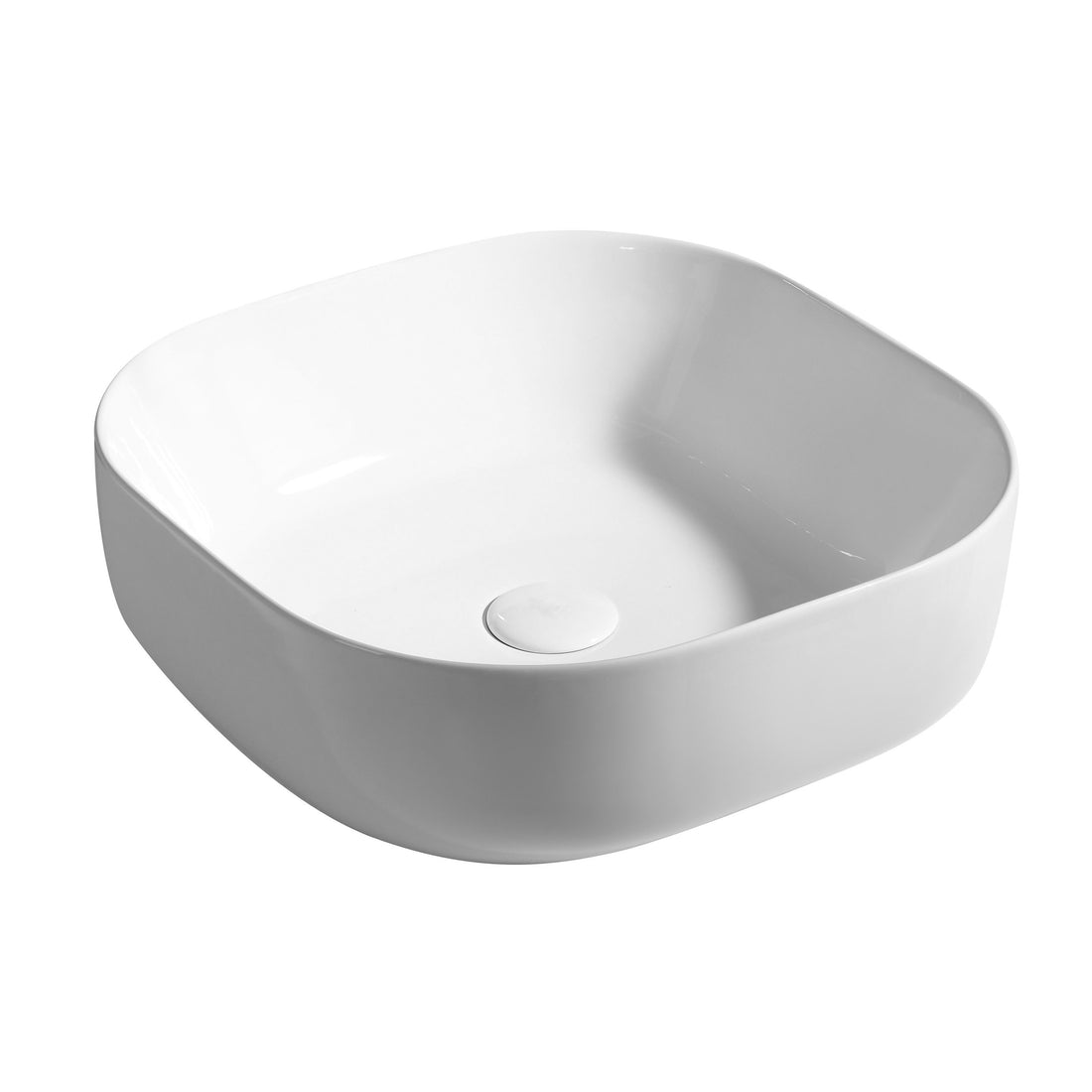 LAVABO DA APPOGGIO MOD. LA55 CM 43 X 43 COD:185-LA55D
