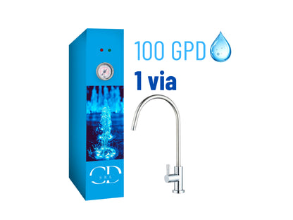 Direct Reverse Osmosis CX250 SODA 2 Way Pump Vane Motor Air Cooling 200GPD Blue COD: CL-050015-08