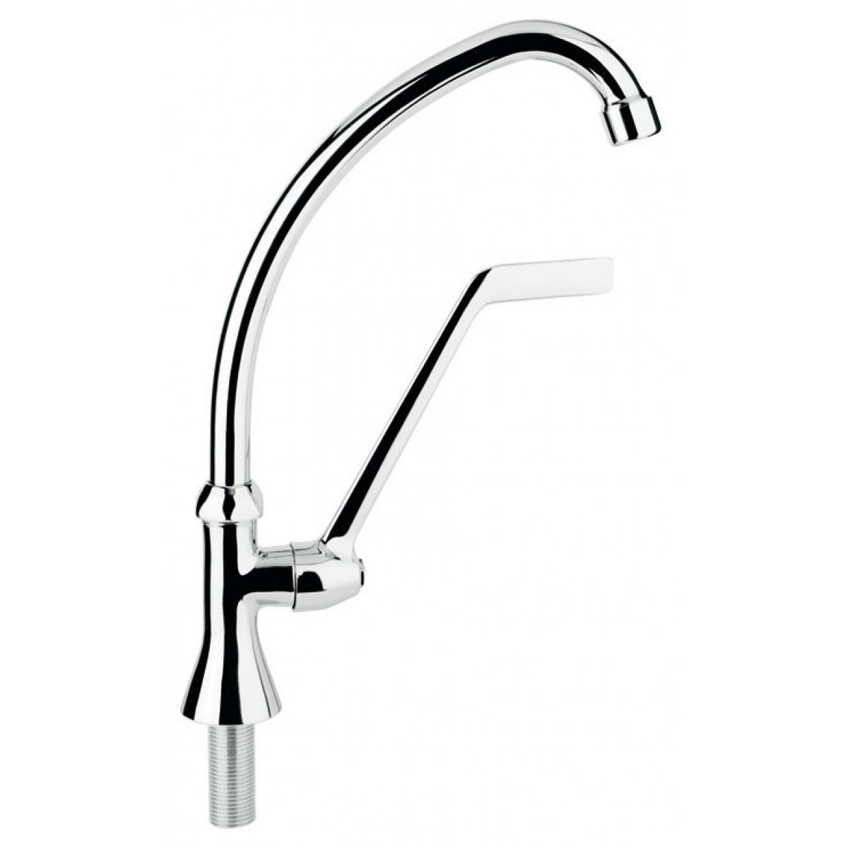 Column tap 1/2 swivel spout Jota ø 18-200 mm with sanitary lever COD: COLSUN7670LS 