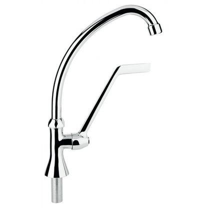 Column tap 1/2 swivel spout Jota ø 18-200 mm with sanitary lever COD: COLSUN7670LS 