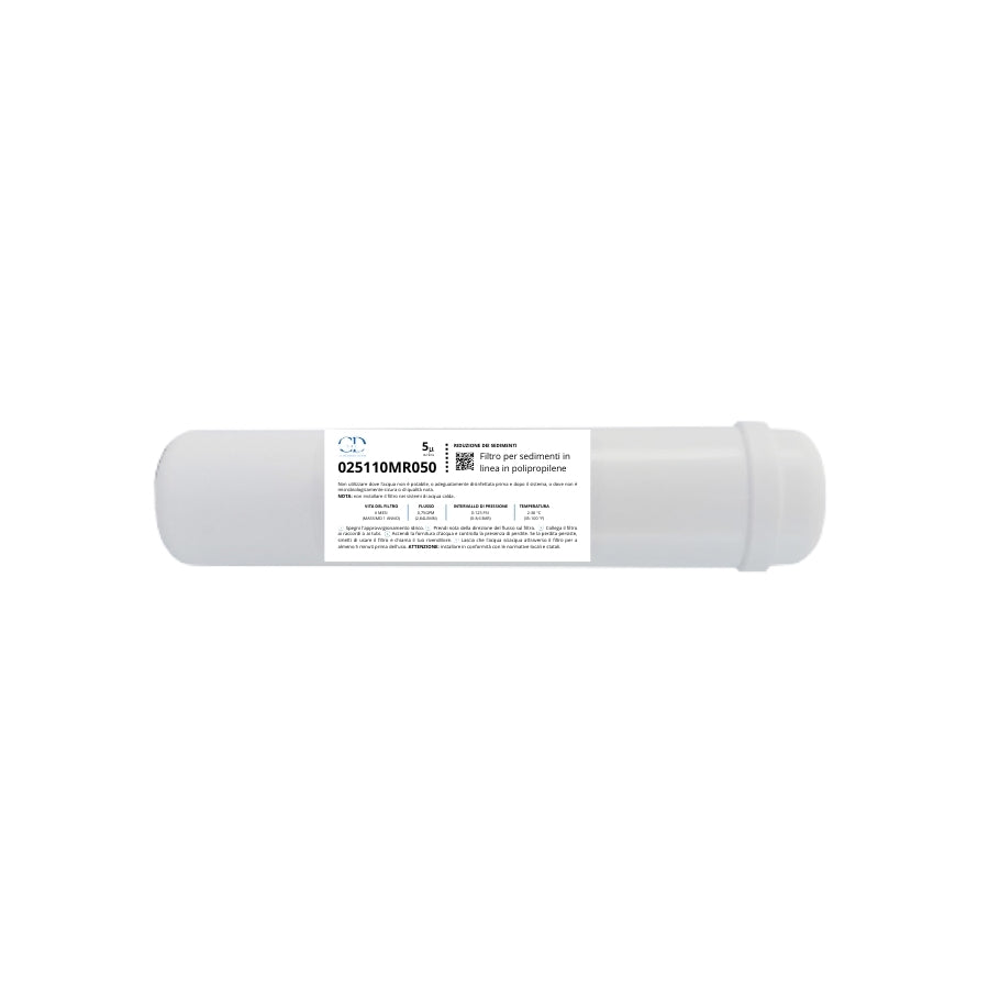 Columbia 5 Micron Inline Filter with 1/4″ Shank – 2.5”x11.5″ COD: CL-330331