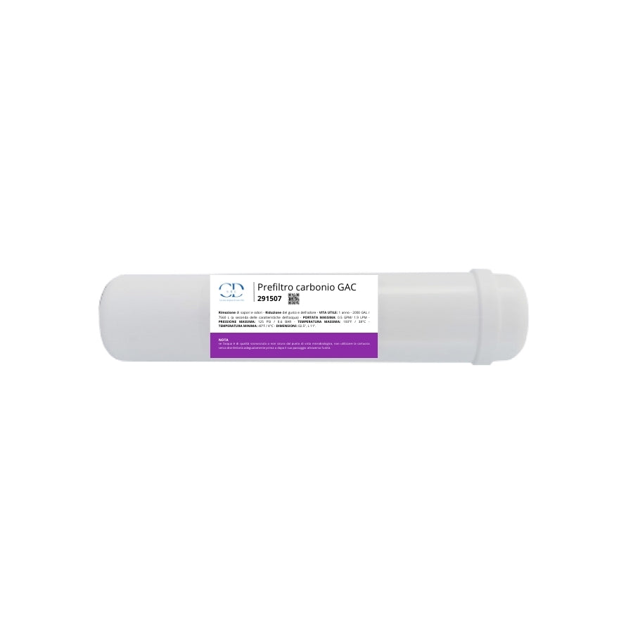 Columbia 5 Micron Inline Filter with 1/4″ Shank – 2.5”x11.5″ COD: CL-330331