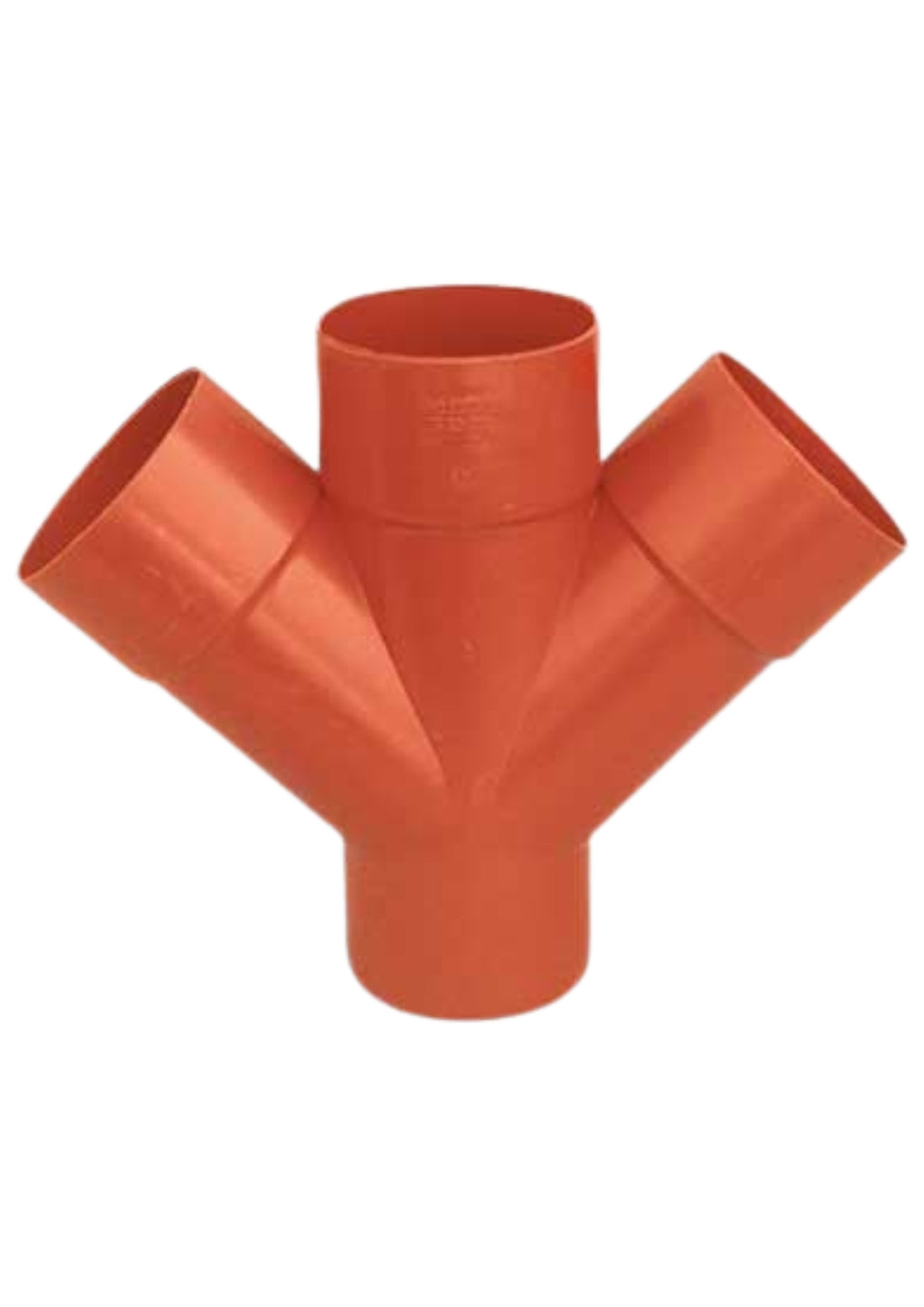 DERIVAZIONE DOPPIA 45° PVC     COD: CD-08226C