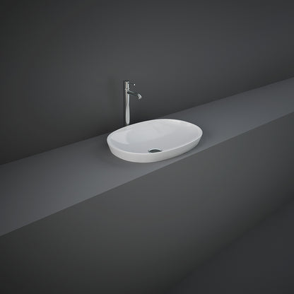 LAVABO AD INCASSO OVALE SENZA FORO VARIANT 50 X 36 CM COD-CD:185-RNSOD
