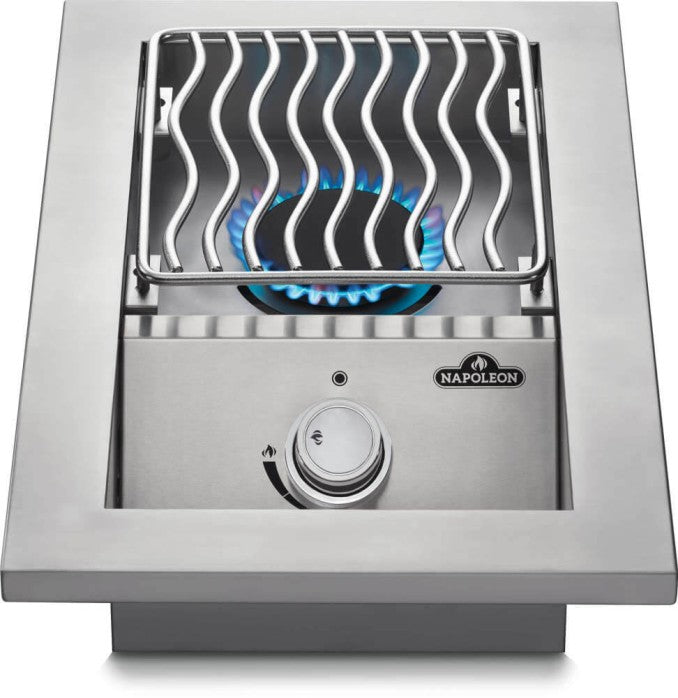 500 SERIES BUILT-IN SINGLE CROWN UPPER BURNER WITH STAINLESS STEEL COVER 1 Burners COD:BI10RTPSS-CE