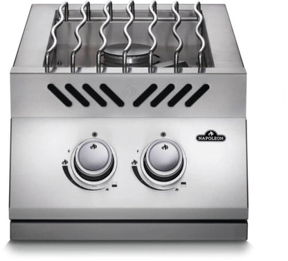 Bruciatore superiore doppio in linea serie 700 da incasso con copertura in acciaio inossidabile 2 bruciatori COD-CD:BI12RT-N