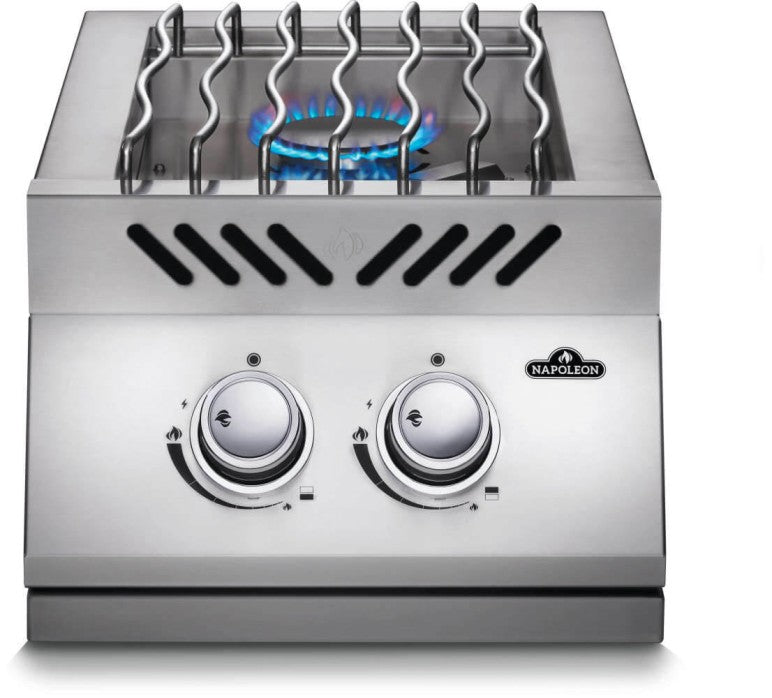 500 SERIES IN-LINE DOUBLE CROWN UPPER BURNER BUILT-IN WITH STAINLESS STEEL COVER 2 Burners COD: BI12RTPSS-CE