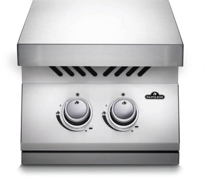 Bruciatore superiore doppio in linea serie 700 da incasso con copertura in acciaio inossidabile 2 bruciatori COD-CD:BI12RT-N