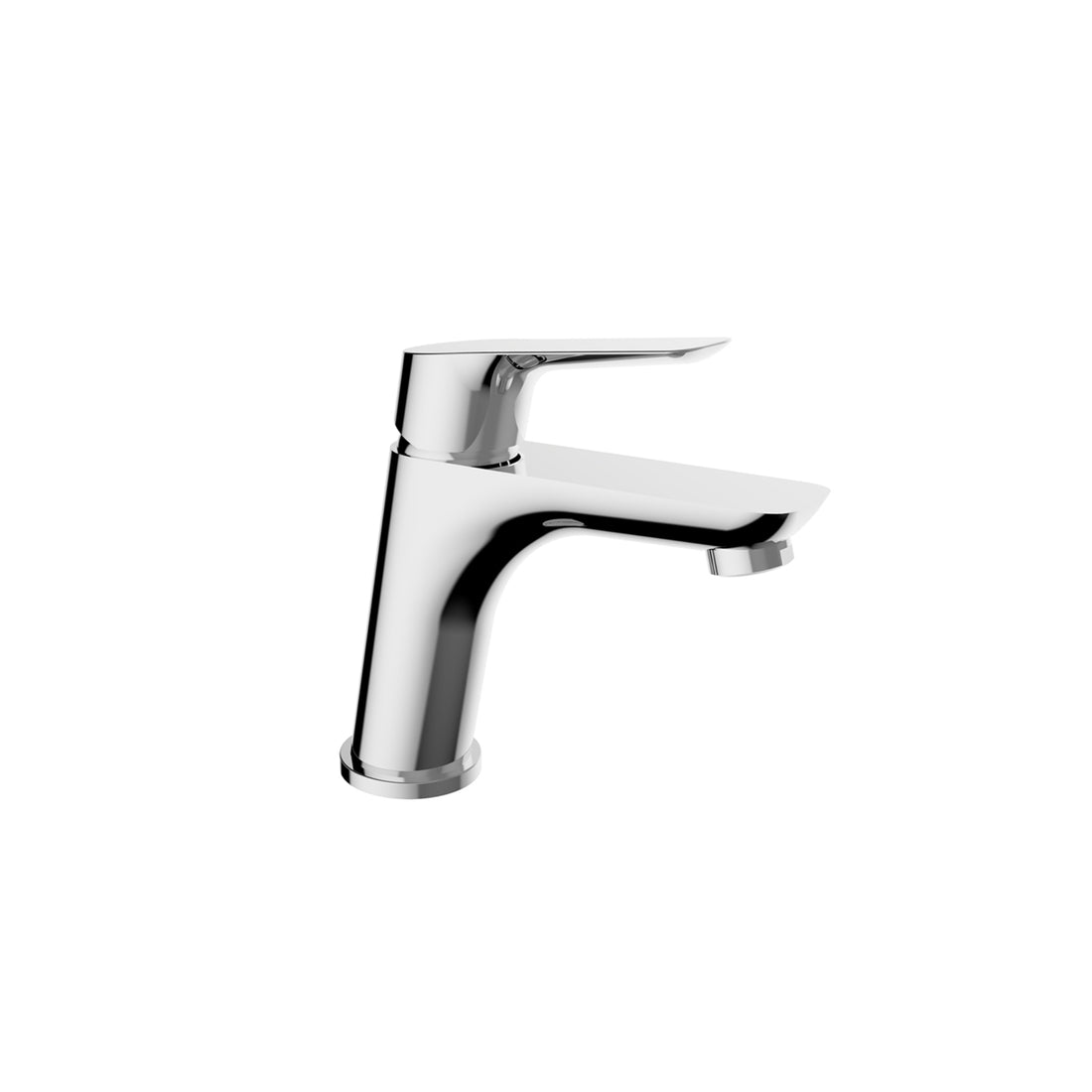 Chrome basin mixer with traditional drain COD:LVBZEN2002CRM