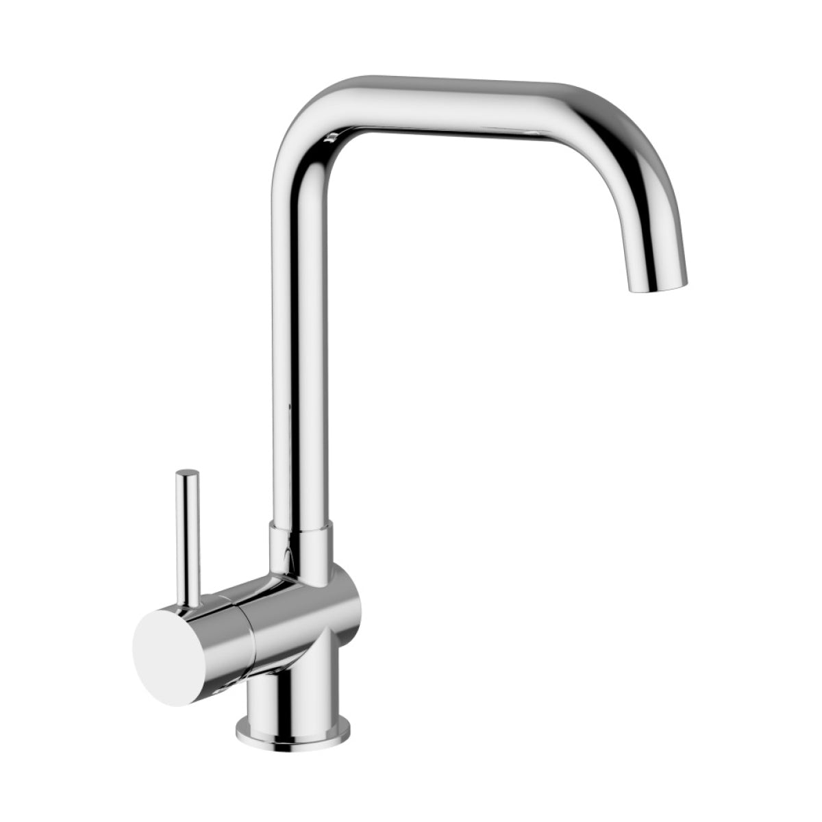 Single-lever sink mixer tap, single hole, horizontal, with swivel spout COD:CD-LVMMIN2012B