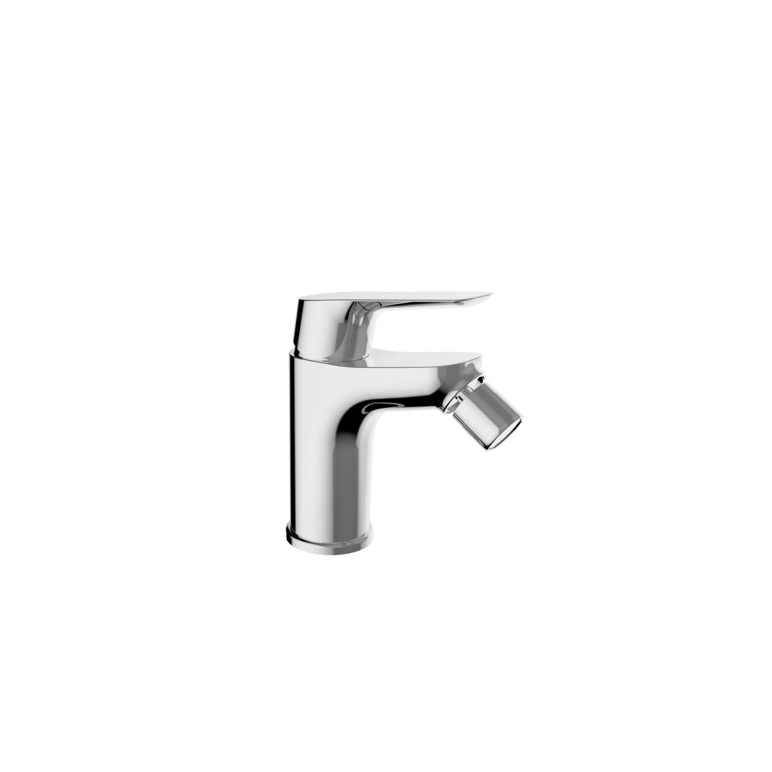 Chrome bidet mixer with traditional drain COD:BIDZEN2003CRM