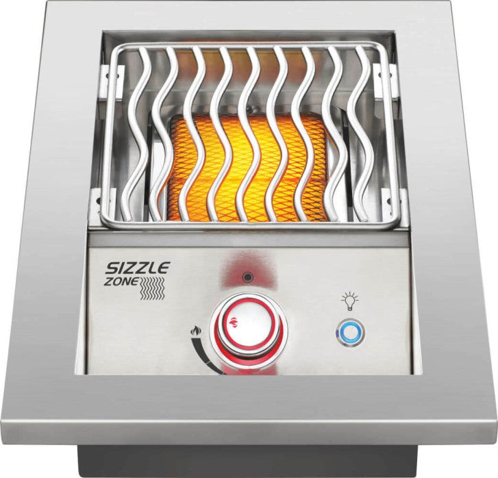 SINGLE INFRARED BURNER SERIES 700 BUILT-IN WITH STAINLESS STEEL COVER 1 Burners COD: BIB10IRPSS-CE