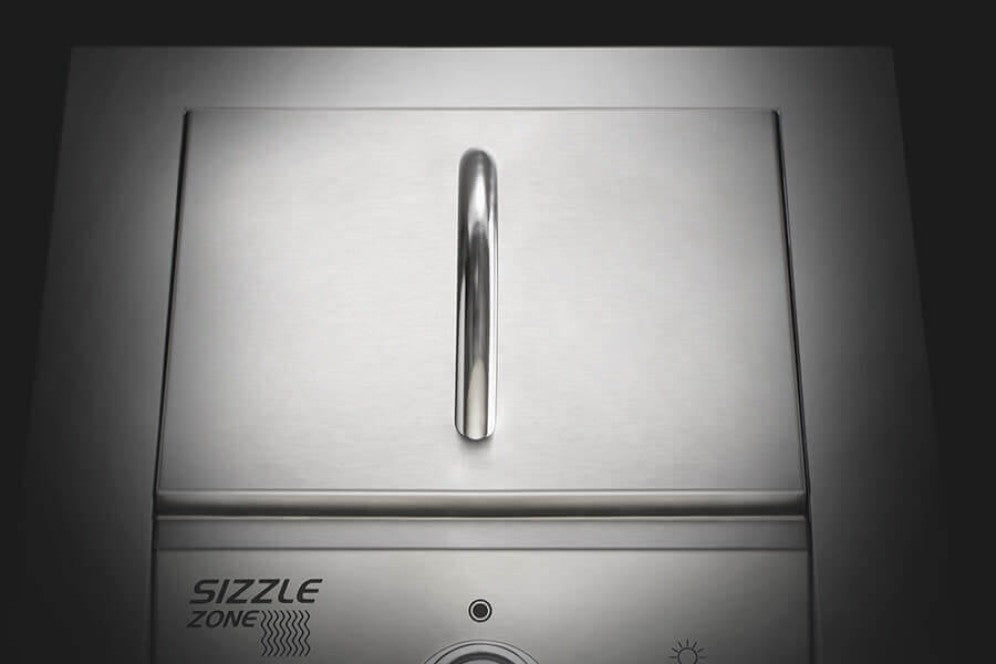 SINGLE INFRARED BURNER SERIES 700 BUILT-IN WITH STAINLESS STEEL COVER 1 Burners COD: BIB10IRPSS-CE