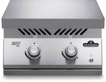 INFRARED DOUBLE BURNER SERIES 700 BUILT-IN WITH STAINLESS STEEL COVER COD:BIB18IRPSS-CE
