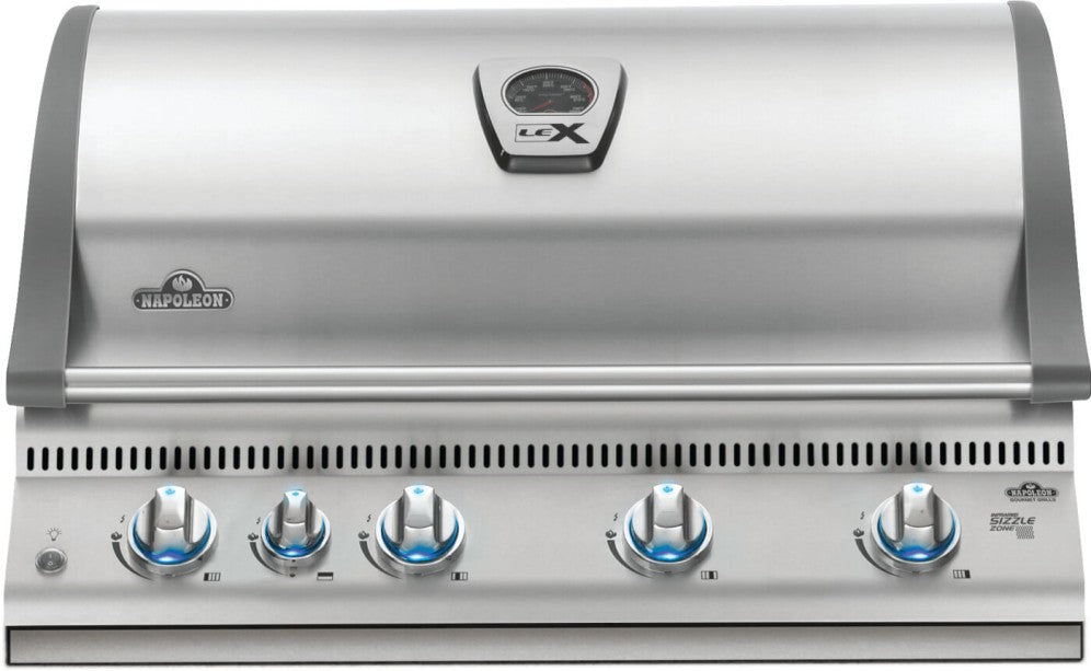 LEX 605 RBI BUILT-IN BARBECUE WITH INFRARED LOWER AND REAR BURNERS 5 Burners COD:BILEX605RBIPSS-IT