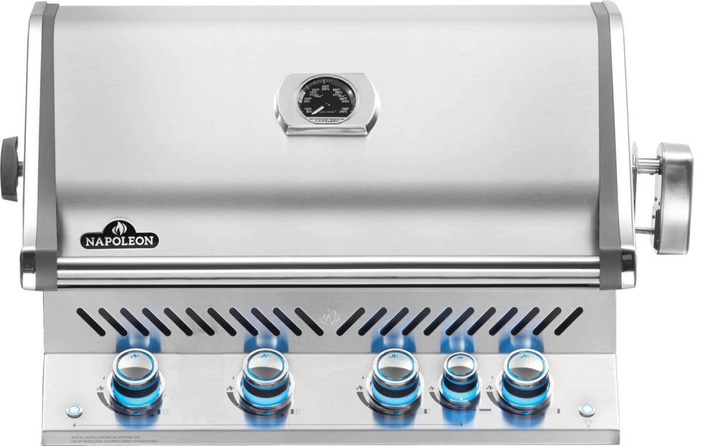 PRESTIGE PRO™ 500 RB BUILT-IN BARBECUE WITH INFRARED REAR BURNER 5 Burners COD: BIPRO500RBPSS-3-CE