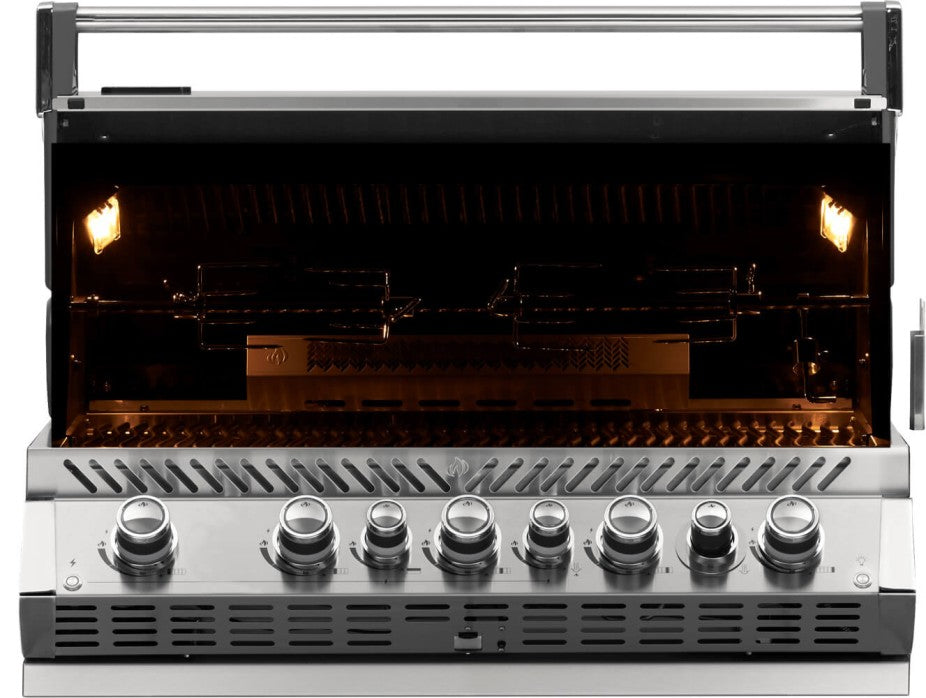 PRESTIGE PRO™ 665 RB BUILT-IN BARBECUE WITH INFRARED REAR BURNER 7 Burners COD:BIPRO665RBPSS-3-CE