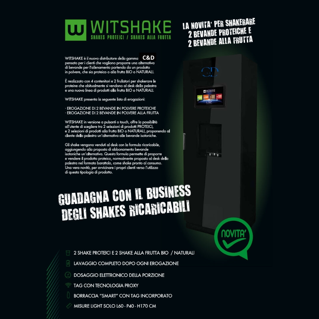 Distributore Witshake touch. COD-CD:8452658CL