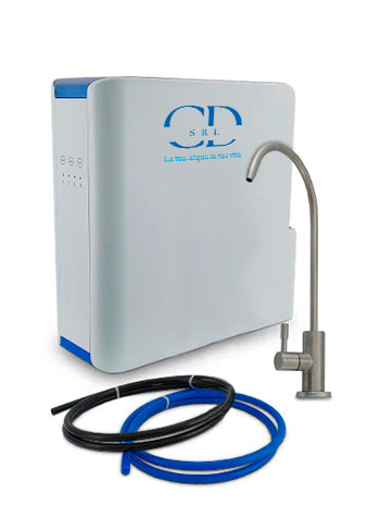 RO800 osmosi inversa diretta 120lt./h. con rubinetto elettronico, senza regolatore TDS COD:CD-050055-001-SG