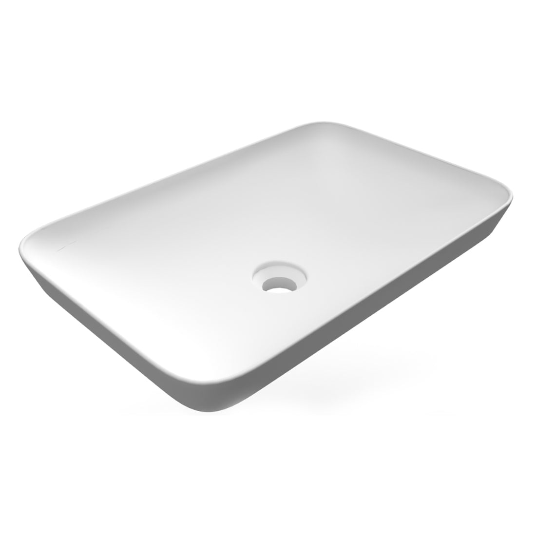 LAVABO AD INCASSO RETTANGOLARE SENZA FORO VARIANT 55 X 36 CM COD-CD:185-RNSRD