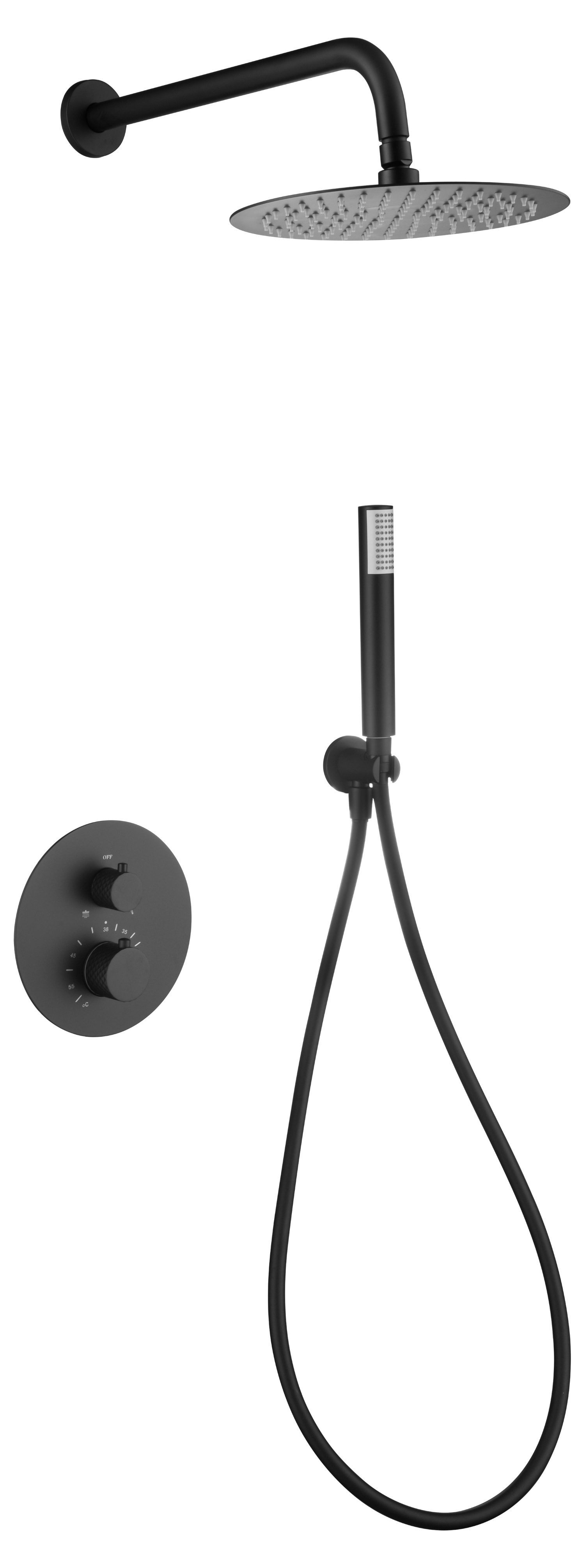 Set doccia termostatico incasso serie Genova COD: CD-GTG053I