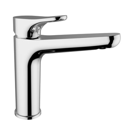 Medium single-lever basin mixer with long spout and drain - 1” 1/4” clic-clac COD: LVBTRG201900 
