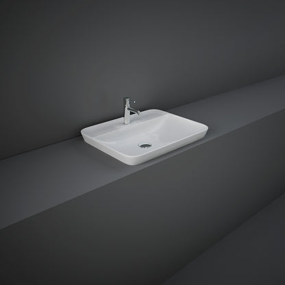 LAVABO AD INCASSO RETTANGOLARE MONOFORO VARIANT 55 X 42 CM COD-CD:185-RNSRFD