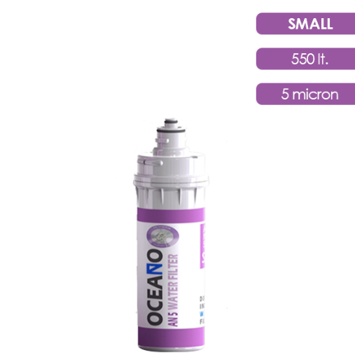 Filtro Oceano Anti-Nitrates 5 µm - Small 550 lt COD:CD-1681H