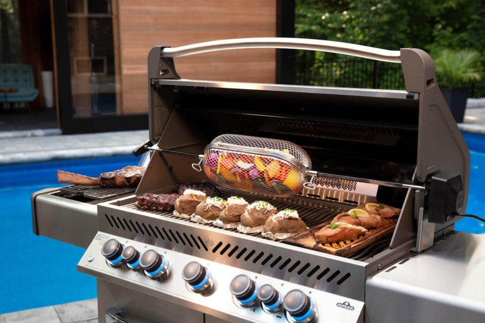 PRESTIGE® 665 RSIB WITH SIDE AND REAR INFRARED BURNERS COD: P665RSIBPSS-IT