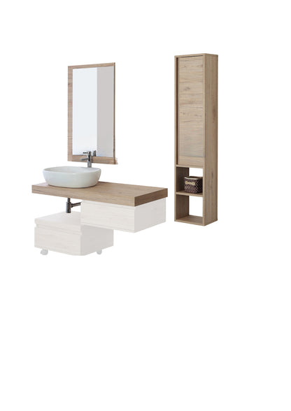 COMPOSIZIONE BAGNO SHELF ROVERE COD: CD-AB0CM